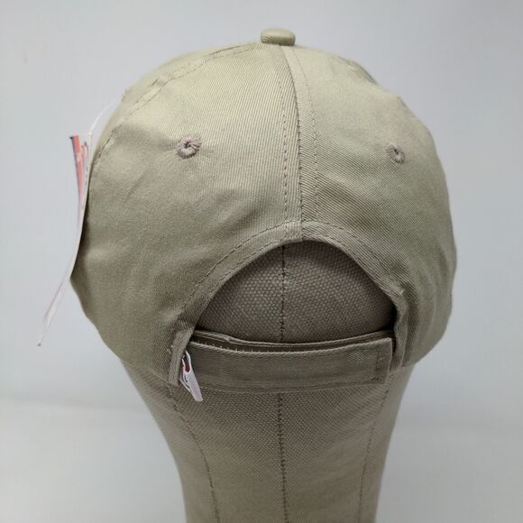 Collegiate USA Men's Strapback Hat United Rentals Tan Embroidered Logo W/Tags - Picture 8 of 11